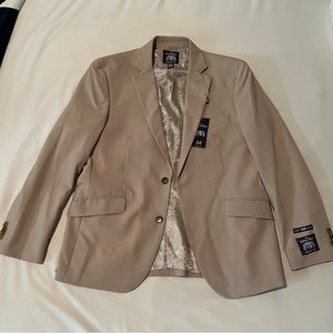 The Savile Row Tan Suit- 40S- Brand New with Tags